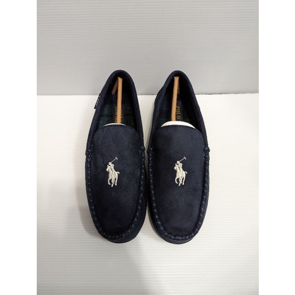 『BAN'S SHOP』Polo Ralph Lauren  polo 大馬 莫卡辛 樂福鞋 深藍 英國購回 男鞋 全新