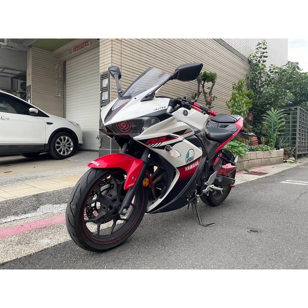 YAMAHA YZF-R3 二手檔車中古車配合全額.超額.學生貸款強力過件白牌黃牌紅牌仿賽街車大型重機滿18即可辦理