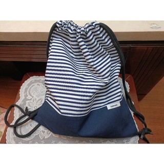 Uptrend小旅行束口背袋（藍水手）