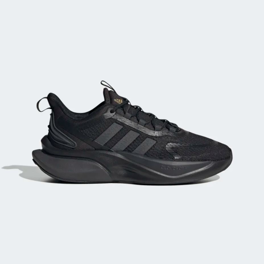 ADIDAS ALPHABOUNCE+ 女款 超Q彈厚底慢跑鞋 全黑 KAORACER HP6149