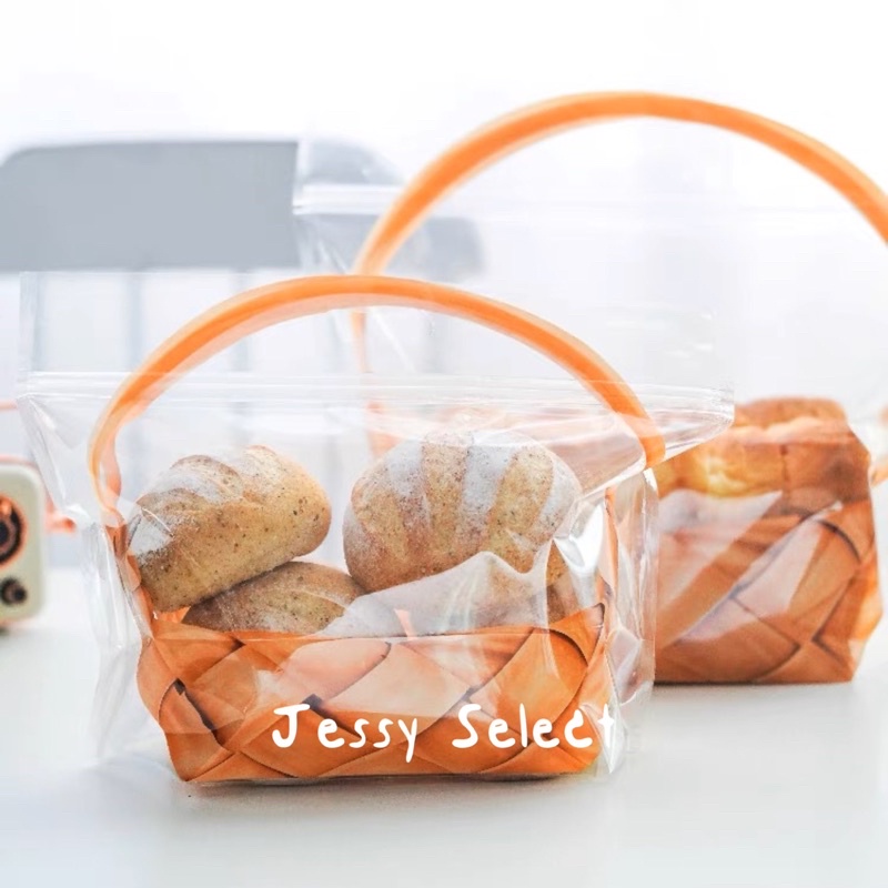 🌲潔西小賣所🌲籃子吐司包裝袋50入 12兩吐司袋 450克吐司袋 烘焙包裝