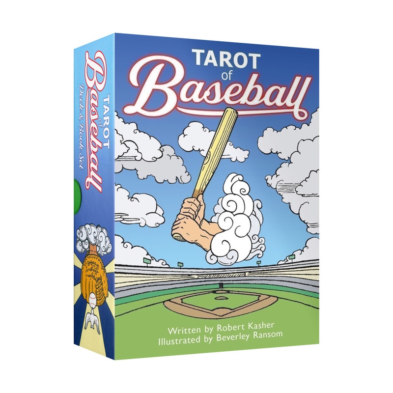 棒球塔羅,贈中文翻譯｜ Tarot Of Baseball 活潑牌卡遵循塔羅原型陣容ㄧ球棒,手套,球和帽子為代表【左西】