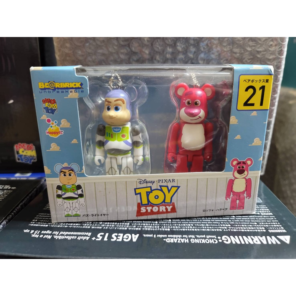 Be@rbrick toy story buzz &amp; woody 100% 玩具總動員 巴斯 胡迪