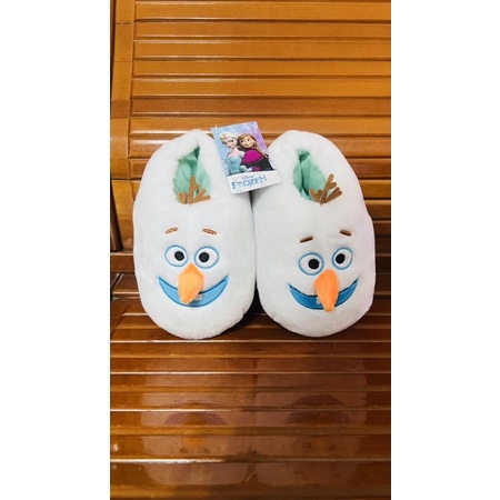 《全場最低價,最便宜》Disney迪士尼冰雪奇緣雪寶卡通正版兒童款絨毛室內包鞋可愛拖鞋保暖止滑