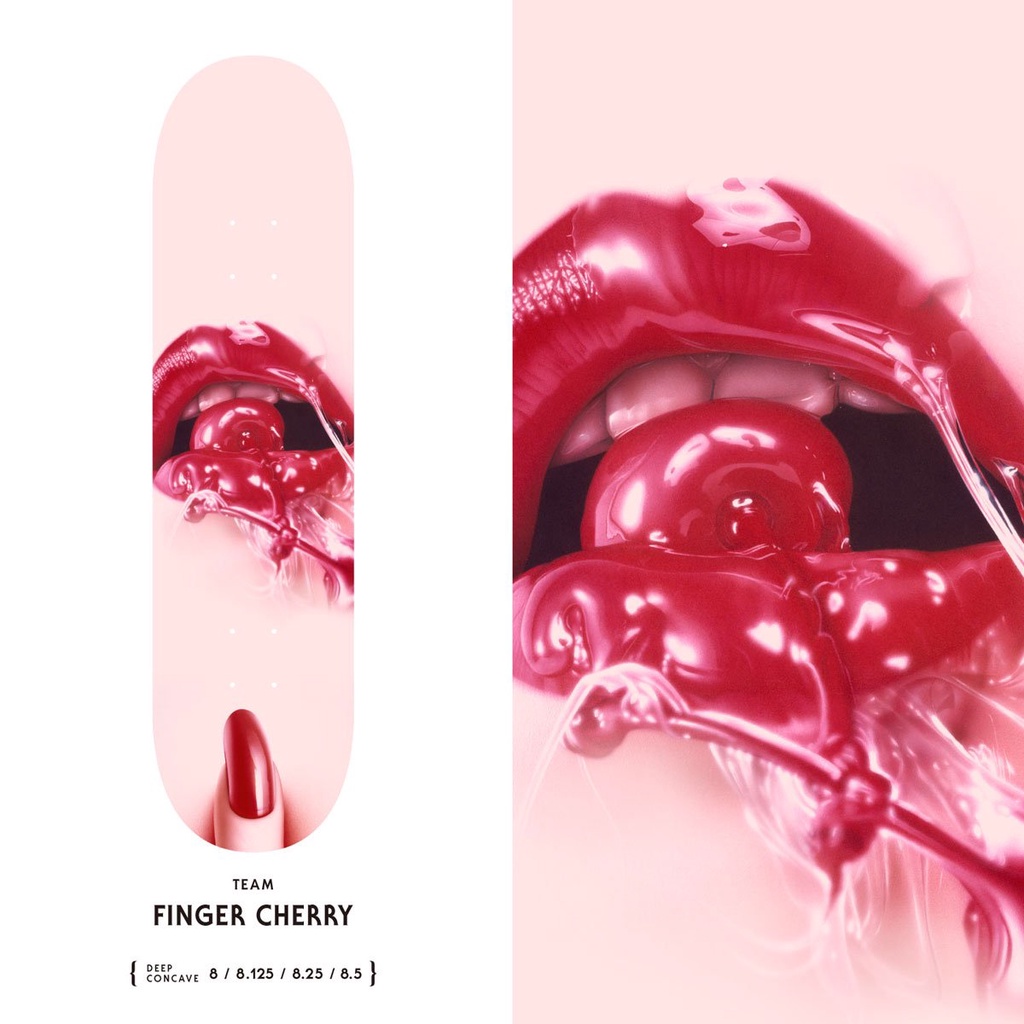 EVISEN FINGER CHERRY 8" 滑板 板身 免運費