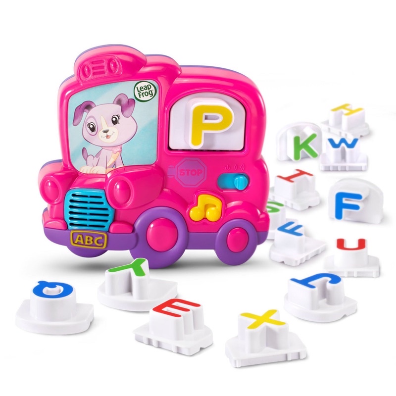 LeapFrog 跳跳蛙字母發音磁鐵組 巴士冰箱磁鐵