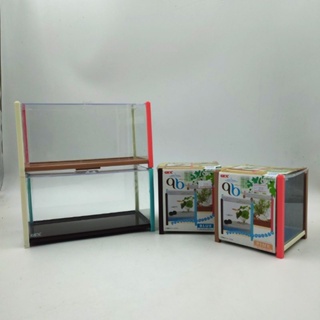 【鑫林水族】Gex鬥魚，小型魚玻璃飼養盒（S,L）魚缸，鬥魚，水族用品