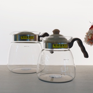 【P.R. CAFE】一屋窯｜耐熱玻璃壺 電磁爐專用 冷熱兩用壺 茶壺 花茶壺 咖啡壺 大容量 大口徑 好清洗