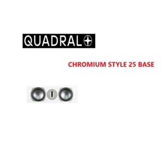 [精品代購]德國德寶QUADRAL CHROMIUM STYLE 25 BASE 全新白色 中置喇叭