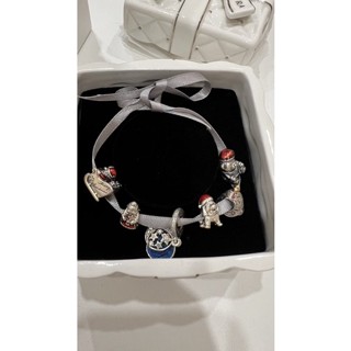 聖誕節情人節禮物 Pandora 潘朵拉 吊飾 手環 純銀飾 限量絕版品 聖誕老人 奶奶 雪橇 星空 聖誕樹 熊 星星