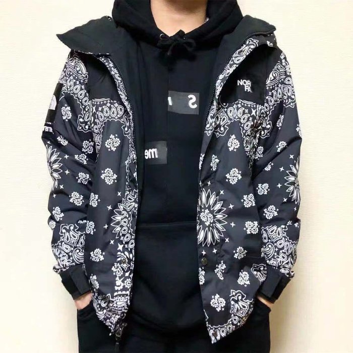 全新正品 庫存 絕版品Supreme X The North Face 腰果花 外套 經典變形蟲