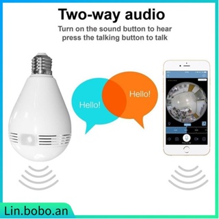 YOOSEE V380 IP CAM Panoramic Camera 360° LED Light Bulb wifi