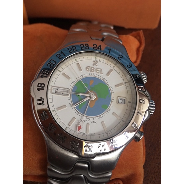 Ebel玉寶錶GMT世界時區自動機械錶