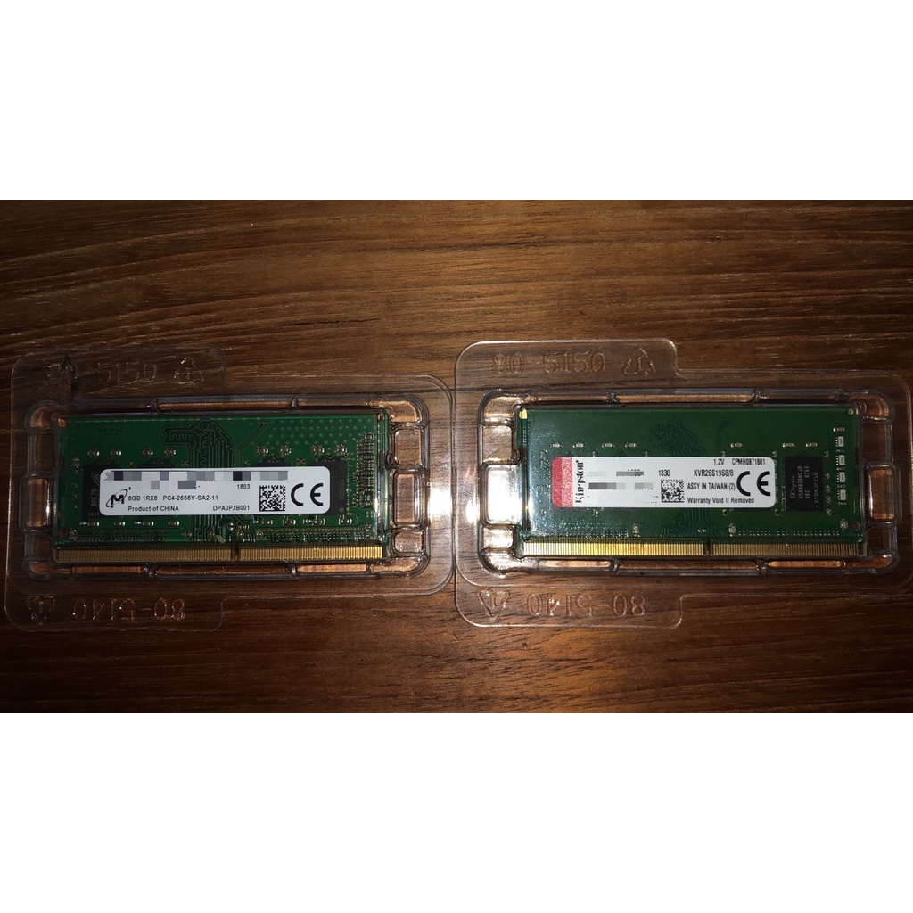 記憶體 RAM 筆電型 筆記型 美光 Micron 8G DDR4 2666