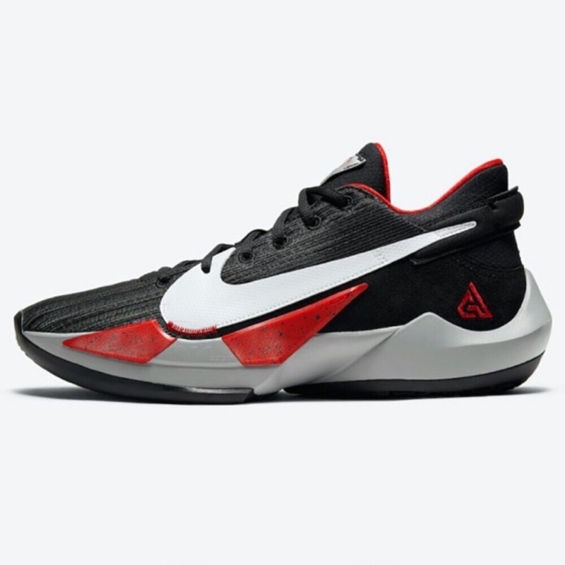 Nike Zoom Freak 2 EP 黑 紅 白 字母哥 XDR 耐磨 CK5825-003