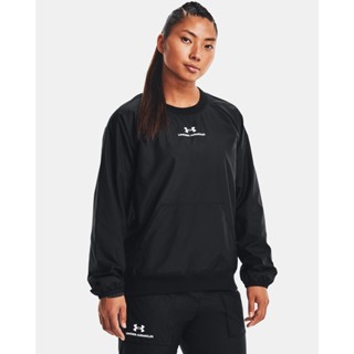 ➕鞋家➕UA Under Armour 女 RUSH 運動 圓領 上衣 黑色 1369850-001