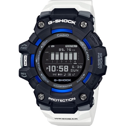 公司貨附發票｜CASIO 卡西歐 GBD-100-1A7 路跑 手機連線 計步 G-SHOCK /白