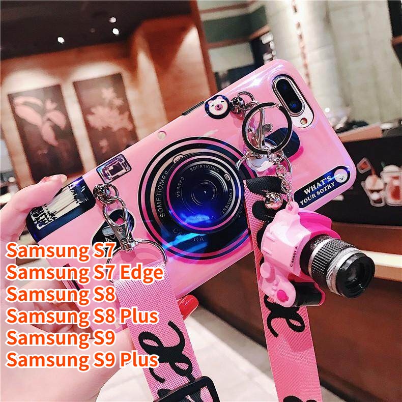 SAMSUNG 適用於三星 Galaxy S9 Plus 三星 S8 Plus 三星 S7 Edge 三星 S7 S8