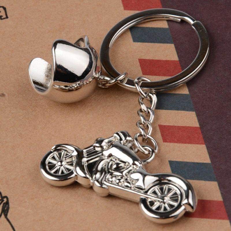 金屬創意鑰匙扣 汽車鑰匙圈 摩托車安全帽造型鑰匙鍊 小禮品裝飾掛件 包包吊飾 情人節禮物 生日禮物
