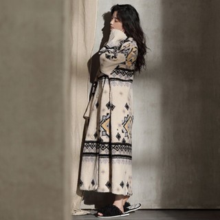 【熱銷免運】2021年新款加厚珊瑚絨睡衣女秋冬季長款保暖法蘭絨睡袍家居服大碼居家服 居家睡衣 睡衣組 保暖