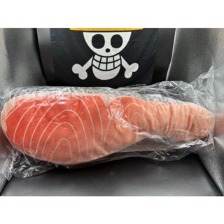 正版 鮭魚 日本 鮭魚片 娃娃 巨大 60公分 生魚片 日本料理 FANS JAJA 景品 居酒屋 靠枕 擺飾 抱枕