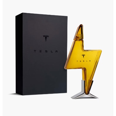 特斯拉 限量 Tesla 閃電玻璃酒瓶 雙北可面交