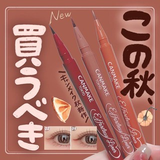 現貨🎉日本Canmake 新品 數量限定 棕色細微眼線筆 零阻力眼線液 02粉紅棕