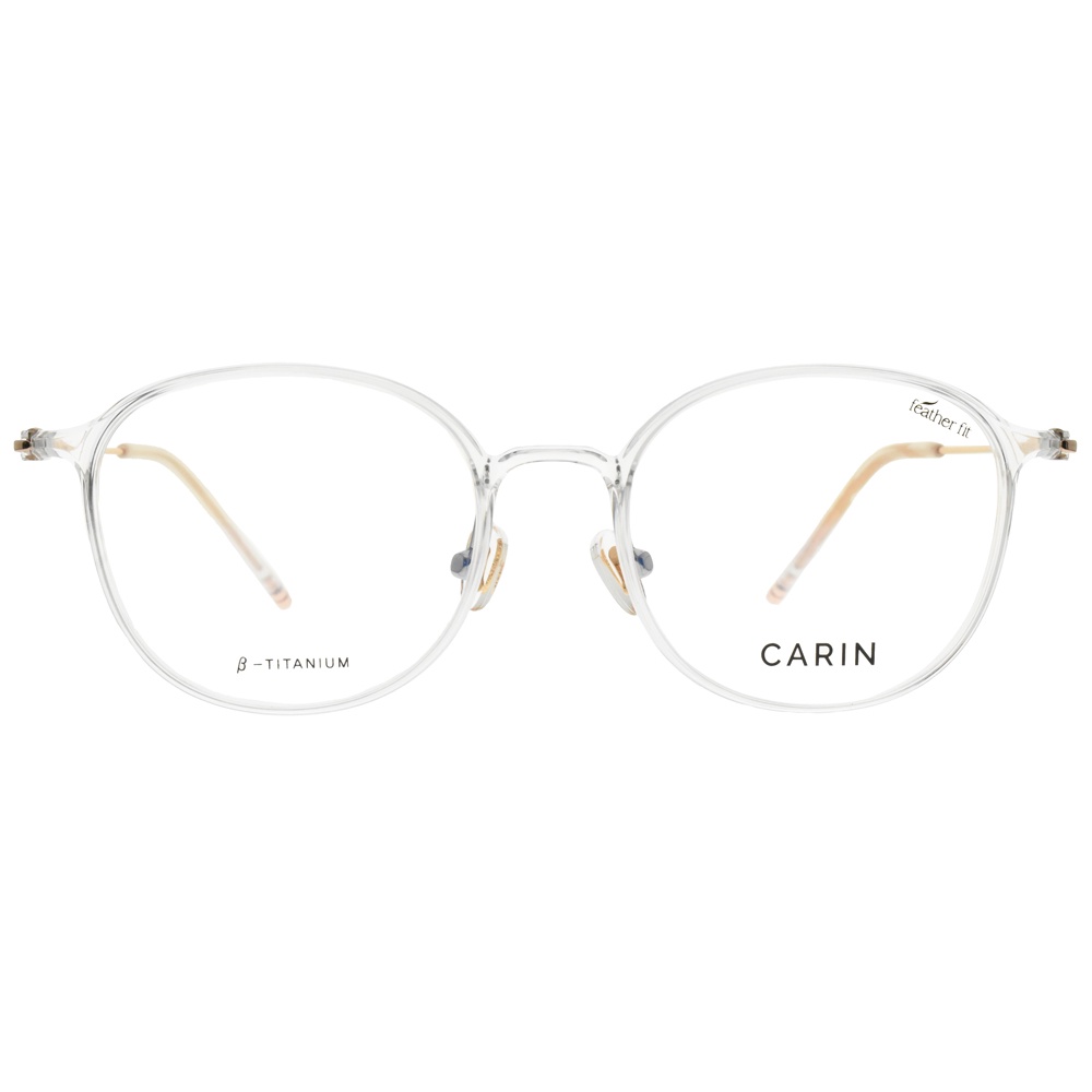 CARIN 光學眼鏡 AIR S C4 (CF2A09 C4) 果凍超彈橢圓框 眼鏡框 - 金橘眼鏡