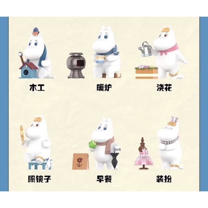 MOOMIN 姆明谷的生活系列 嚕嚕米 盒玩 盲盒 指定款 照鏡子