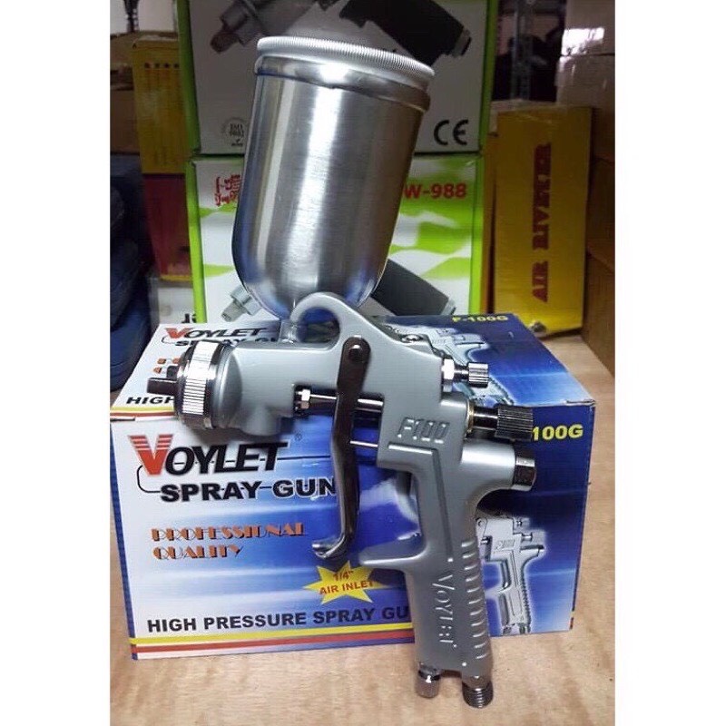 Voylet F100 噴槍 - 1.3 毫米噴頭,適用於摩托車、汽車油漆、家具、工藝品、家具