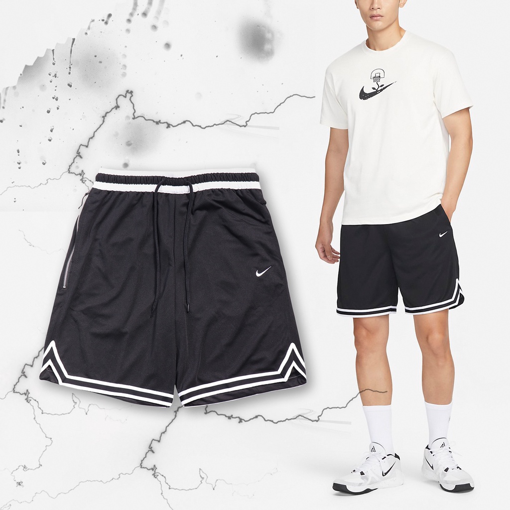 Nike 短褲 Dri-FIT DNA 男款 黑 球褲 透氣 排汗 拉鍊口袋 寬鬆 【ACS】 DR7229-010