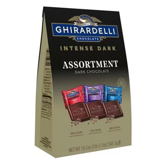 【好市多代購】Ghirardelli 黑巧克力綜合包3種口味 543.1公克 | Costco