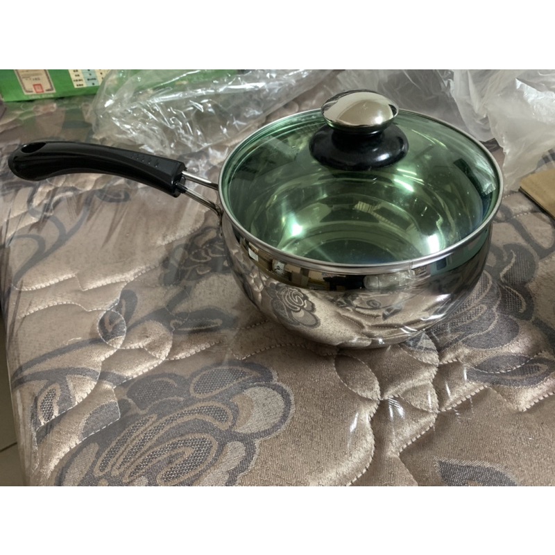 全新未使用過-日本🇯🇵Maluta cookware瑪露塔-16cm不鏽鋼椰子鍋/湯鍋/泡麵鍋/萬用烹調鍋/小鍋子
