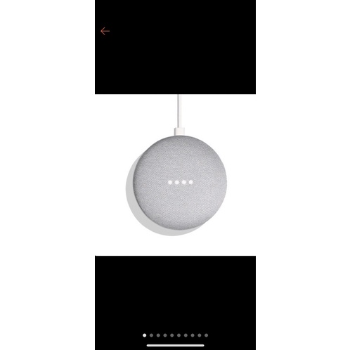 全新Google Nest Mini 2代 (粉炭白) 聽歌對話/中英文雙聲帶/聲控智慧家電