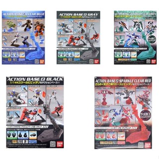 墨菲模型 萬代BANDAI鋼彈 BASE 2 灰色紅色 展示架 支架 腳架 HG 1/144
