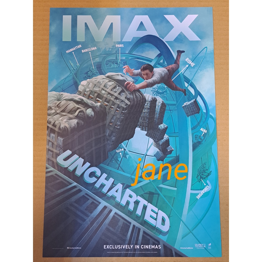 現貨 電影 秘境探險  湯姆霍蘭德 電影海報 A3海報 IMAX海報