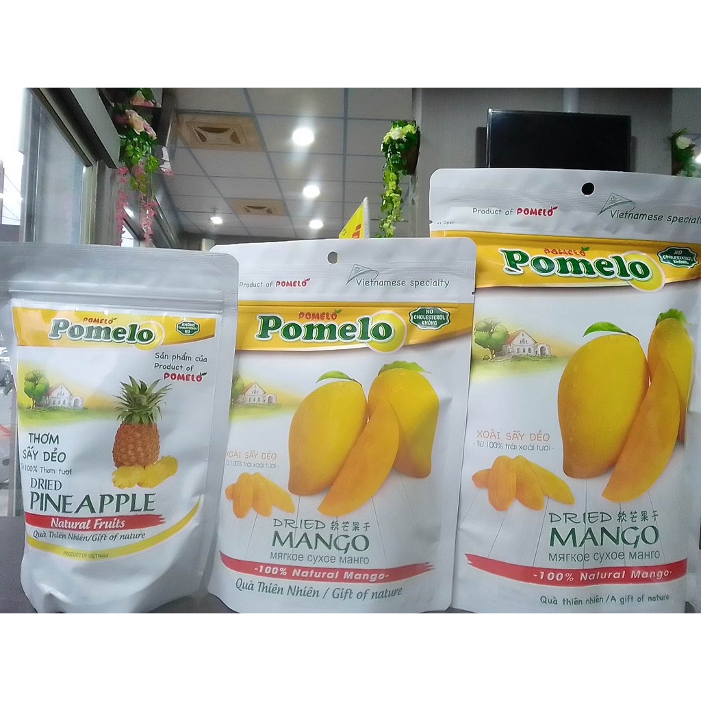 越南 Pomelo DRIED MANGO 芒果乾 200G/400G DRIED PINEAPPLE 鳳梨乾 200G