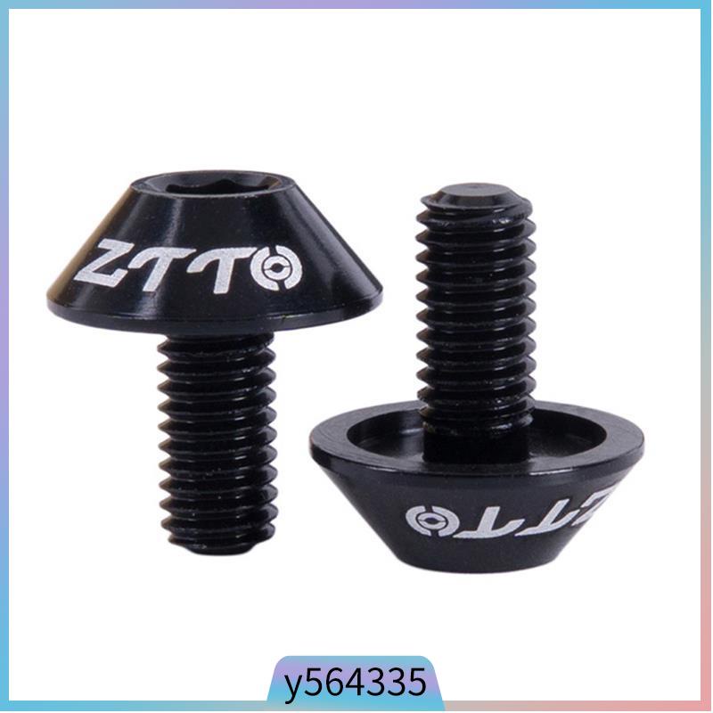 2pcs Bicycle Water Bottle Holder Mount Bolts M5x10 Type Hex-