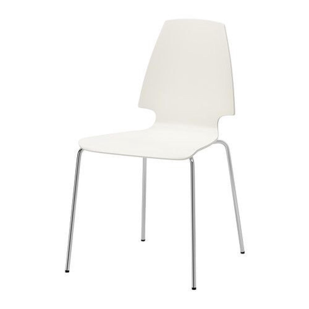 絕版款/北歐工業LOFT風格經典IKEA宜家VILMAR餐椅工作椅休閒椅/白色/二手八成新/原$1990特$1380