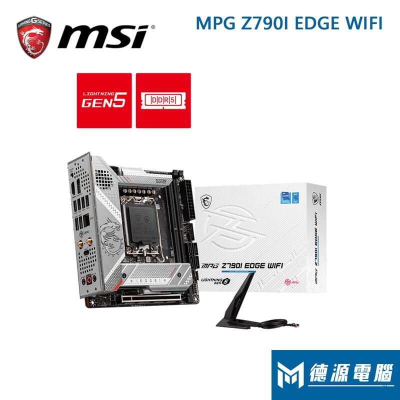 微星 主機板《MPG Z790I EDGE WIFI》MPG-Z790-I-EDGE-WIFI