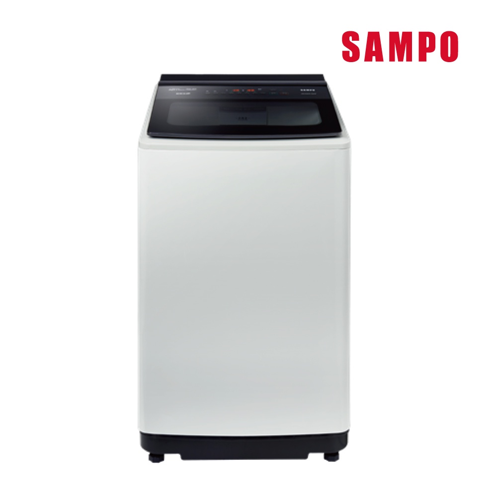 SAMPO聲寶 14KG 超震波系列直驅變頻全自動洗衣機-典雅灰 ES-N14DV(G5) 含基本安裝 運送 回收舊機