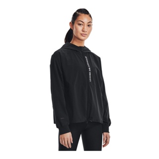 Under Armour 連帽外套 女 Woven 連帽外套 女 1369889-002 黑