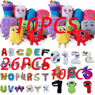 26 件裝字母 Lore 毛絨玩具動物毛絨卡哇伊娃娃兒童和成人生日聖誕禮物 (A-Z-0-9) 36 款