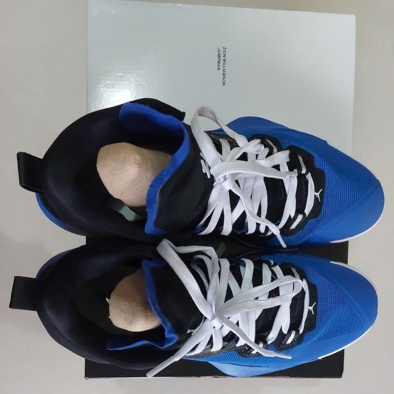 Jordan Zion 1 PF籃球鞋（藍黑色)