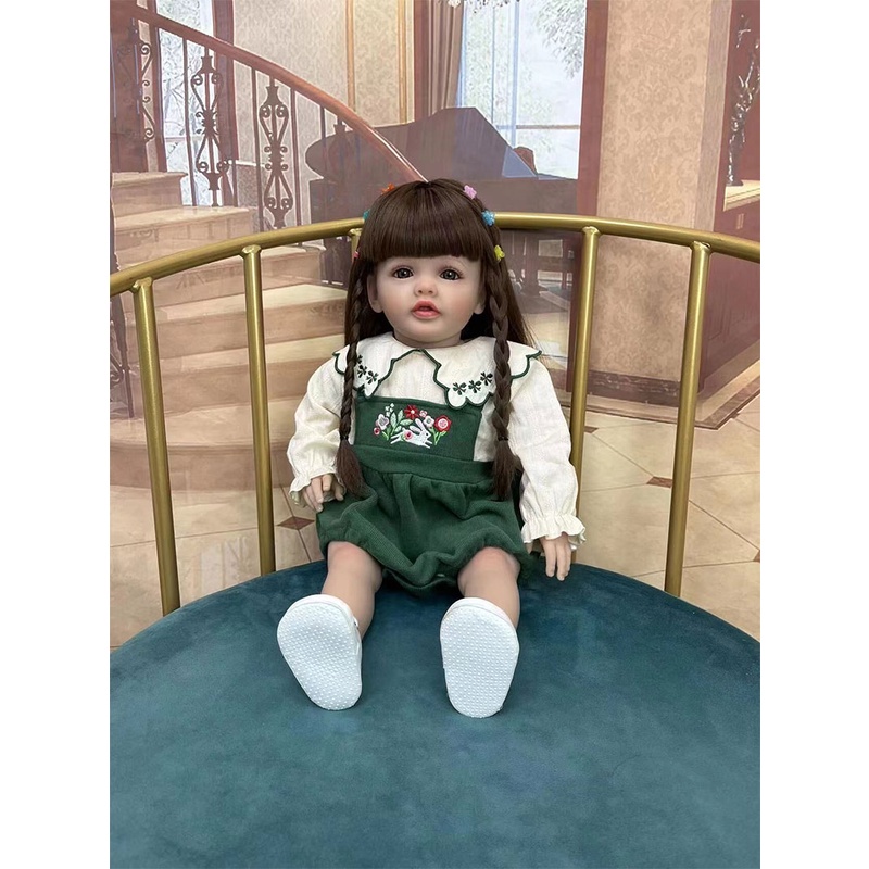 仿真嬰兒娃娃60公分芭比娃娃超大會說話女孩兒童玩具換裝洋娃娃童裝模特公主生日聖誕節新年禮物
