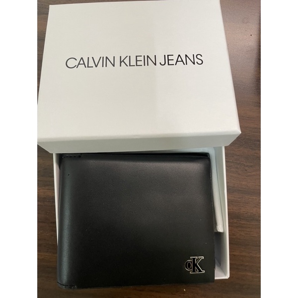 【CK】Calvin Klein 男皮夾 牛皮夾 多卡夾 品牌盒裝＋提袋