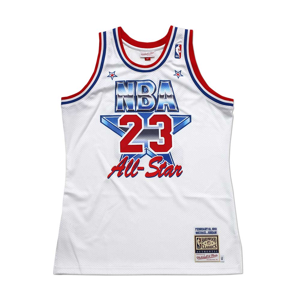 NBA 球員版球衣 Michael Jordan 1991 All Star East 白