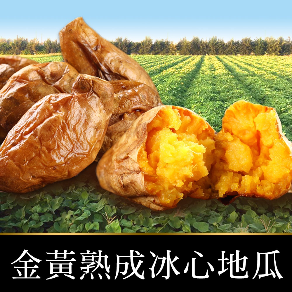 【享吃美味】完熟黃金冰烤地瓜1包(250g±10%/包) 滿$799免運