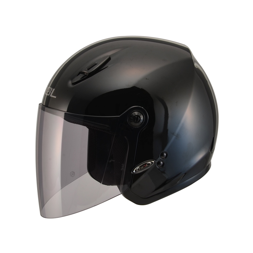 【SOL Helmets】27Y開放式安全帽 (素色_素黑) ｜ SOL安全帽官方商城