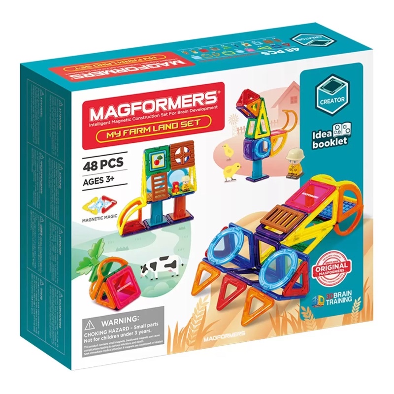 《Ｊ＆Ｐ代購免運》Magformers 磁性建構片 歡樂農場 積木 益智 玩具 禮物 兒童 聖誕節 兒童節 生日禮物